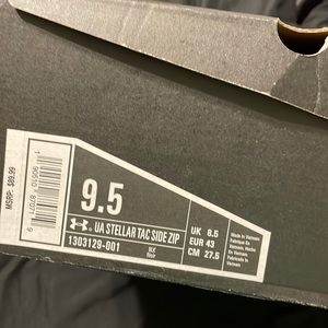 Brand new, never worn UA boots.